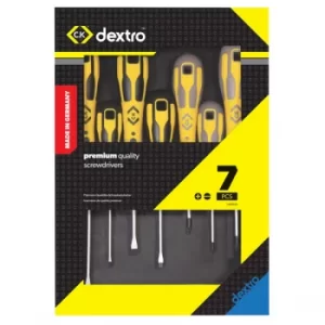 image of CK Tools T49162D Dextro Screwdriver Slotted & PH Set Of 7