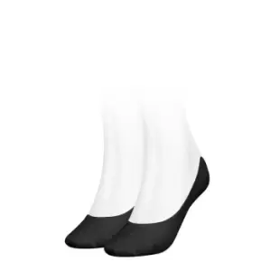 image of Puma 2 Pack Footie Socks Womens - White