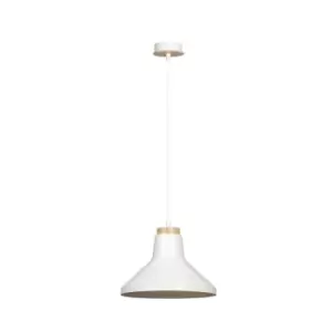 Image of Emibig Padern White Dome Pendant Ceiling Light 1x E27