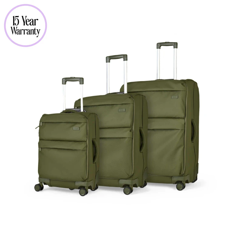 Image of Rock Juniper Suitcase Khaki Khaki unisex 3pc Set
