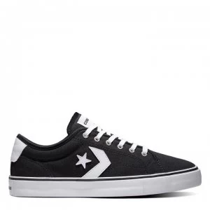 image of Converse Ox Replay Trainers - Black/White