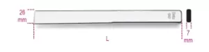 Image of Beta Tools 1342 Extra Flat Chisel With Straight Cutter - Body Repair 013420001