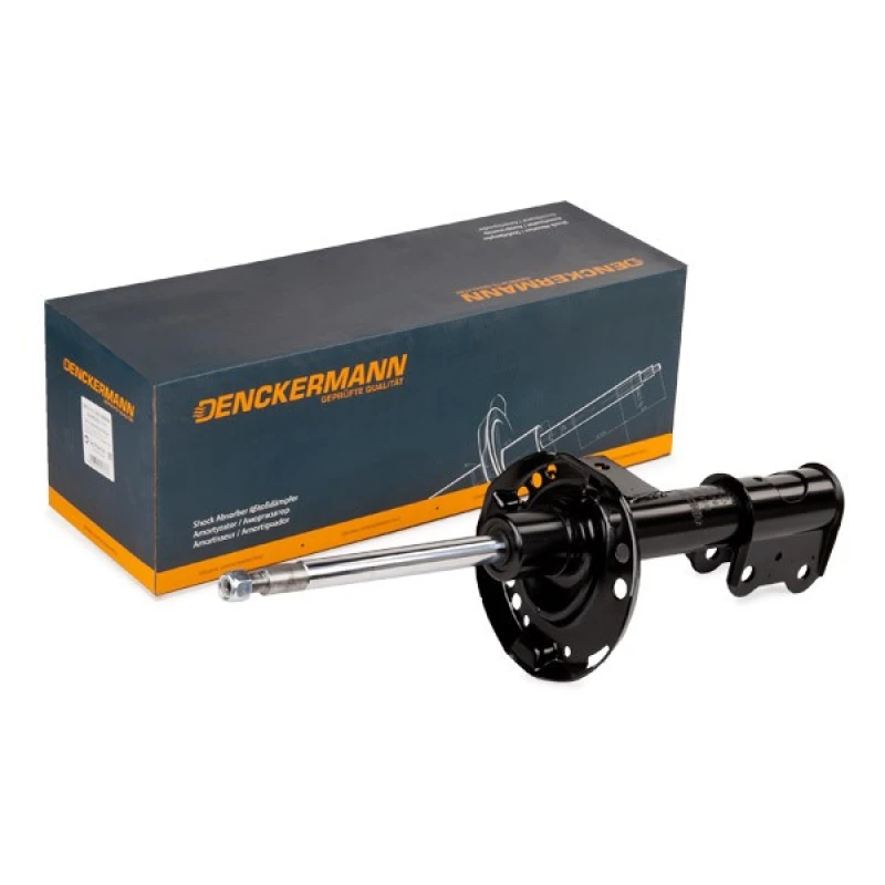 Image of DENCKERMANN DSB525G Shock absorber Front Axle Left, Gas Pressure, Twin-Tube, Suspension Strut, Top pin Shock Absorber (854)
