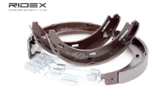 Image of RIDEX Brake Shoes 70B0079 Brake Shoe Set,Brake Lining MERCEDES-BENZ,PORSCHE,CHRYSLER,C-Klasse Limousine (W203),A-Klasse (W169)