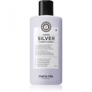 Image of Maria Nila Sheer Silver Hydrating Conditioner Neutralising Yellow Shades sulfate-free 300ml