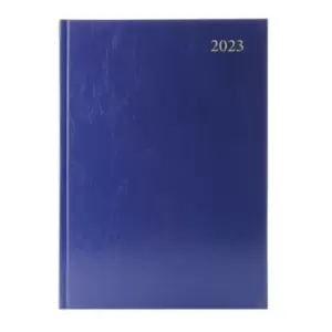 Image of Desk Diary Week To View A5 Blue 2023 KFA53BU23