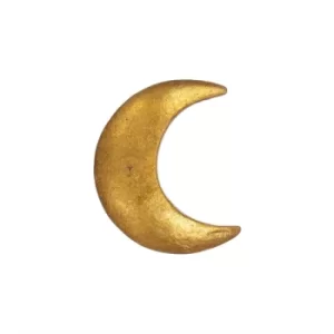 Image of Gold Crescent Moon Drawer Knob