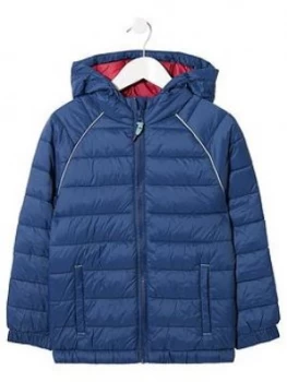 Image of FatFace Girls Poppy Padded Jacket - Navy, Size 9-10 Years, Women