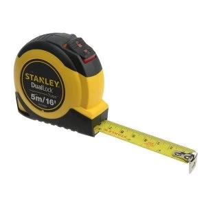 Image of Stanley Tools DualLock Tylon Pocket Tape 8m/26ft (Width 25mm)