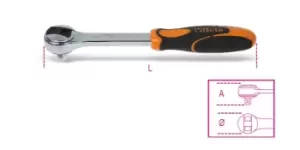 Image of Beta Tools 910/55 3/8" Sq Drive 72 Teeth Reversible Ratchet Wrench 009100882