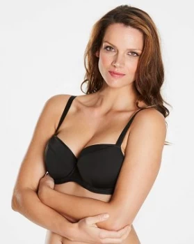 image of Curvy Kate Daily Dream Black Balcony Bra