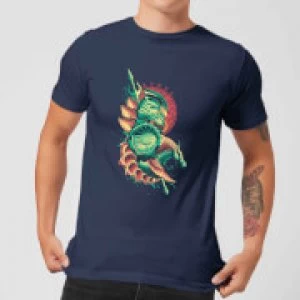 Image of Aquaman Xebel Mens T-Shirt - Navy - L