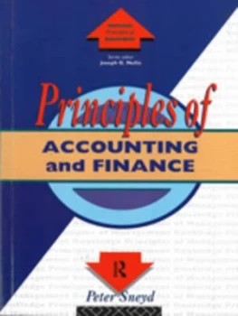 Image of Principles of Accounting and Finance by Peter Sneyd Paperback