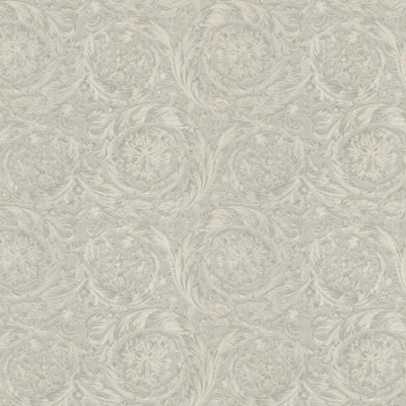 Image of As Creation Bricoflor Taupe Metallic Baroque Effect Flower Wallpaper Non-Woven Vinyl Scrubbable And Strippable Wallpaper 10.05 X 0.70 M
