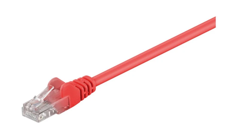 Image of Microconnect B-UTP50025R networking cable Red 0.25 m Cat5e U/UTP (UTP)