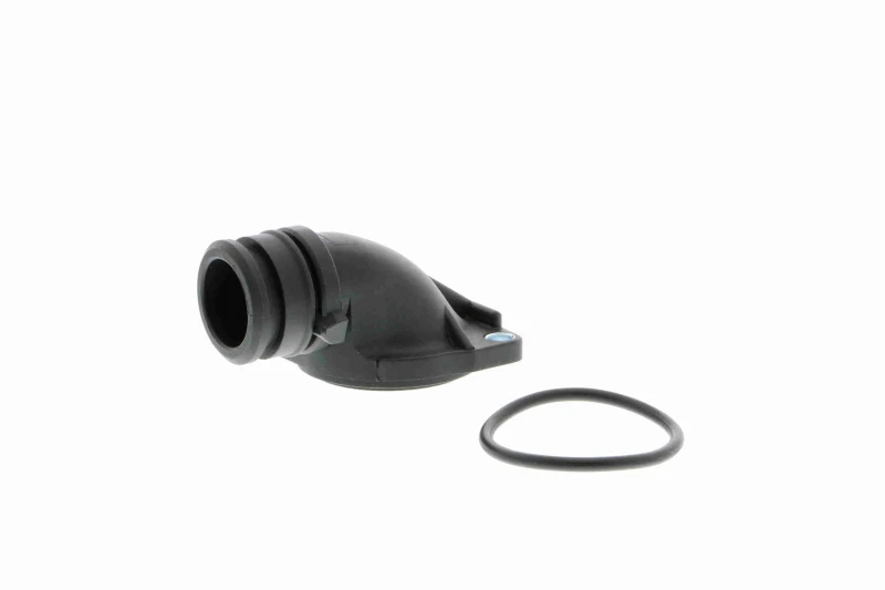 Image of VAICO V10-0285 Coolant Flange with gasket/seal, Original VAICO Quality Coolant Flange (3219)