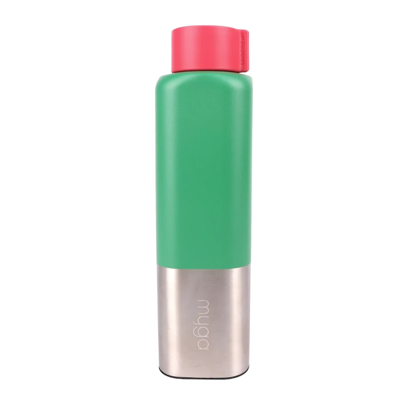 Image of Myga 650ml Maui Insulated Water Bottle in Green Green Unisex