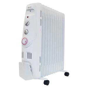 image of Igenix 2.5kW Oil Radiator with 24 Hour Timer - White