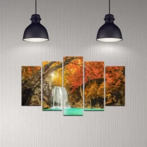 Image of 5DMDF-53 Multicolor Decorative MDF Painting (5 Pieces)