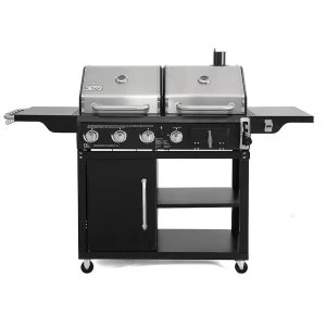 Tepro Buffalo - Burner Dual Fuel Gas and Charcoal Trolley BBQ