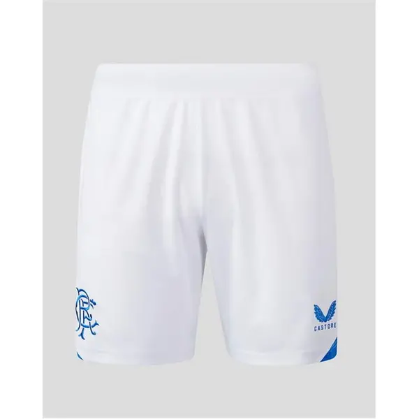 Image of Castore Rangers Home Shorts 2023 2024 Adults S White 37345501350