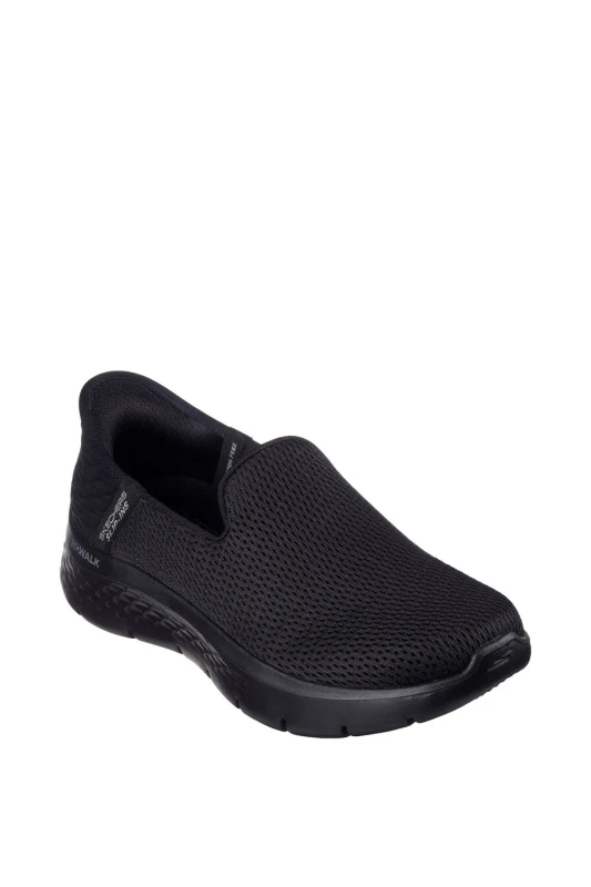 Image of Skechers Womens Go Walk Flex Relish Trainer in Black Size: 4 Black Female 4