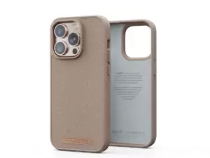 Image of Njord byELEMENTS Fabric Just Case for Apple iPhone 14 Pro, Pink Sand