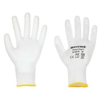 Image of Honeywell - Perfect Poly White Gloves Size 10