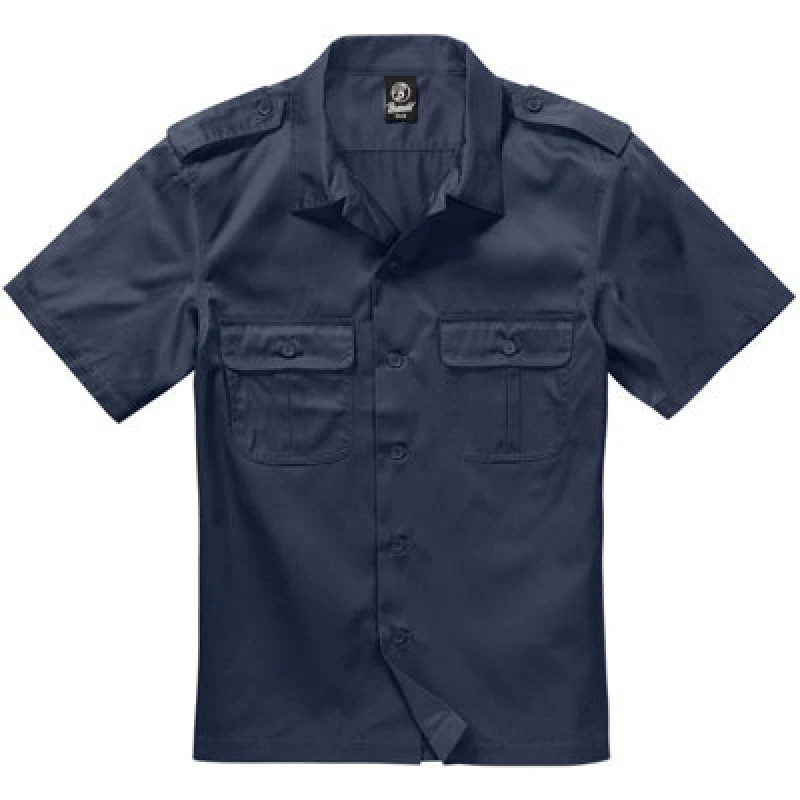 Image of Brandit Us Shirt Short Sleeve Navy Size Small