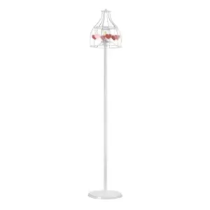 image of Onli Titta Heart Design Floor Lamp, Pink