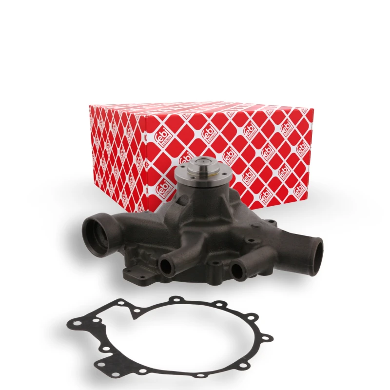 Image of FEBI BILSTEIN 35031 Water pump Grey Cast Iron, with gasket/seal Grey Cast Iron Water Pump (1260)