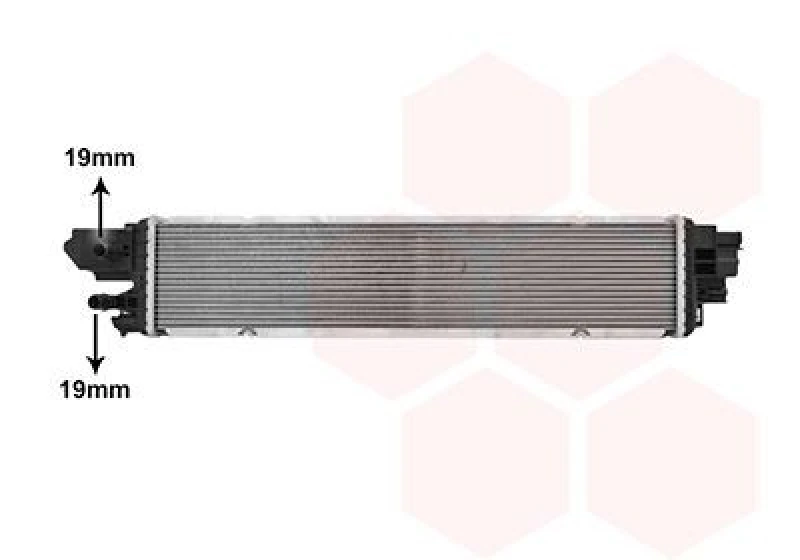 Image of VAN WEZEL Intercooler VAN WEZEL 43012740