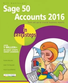 Image of Sage Accounts 2016 in Easy Steps by Bill Mantovani Book