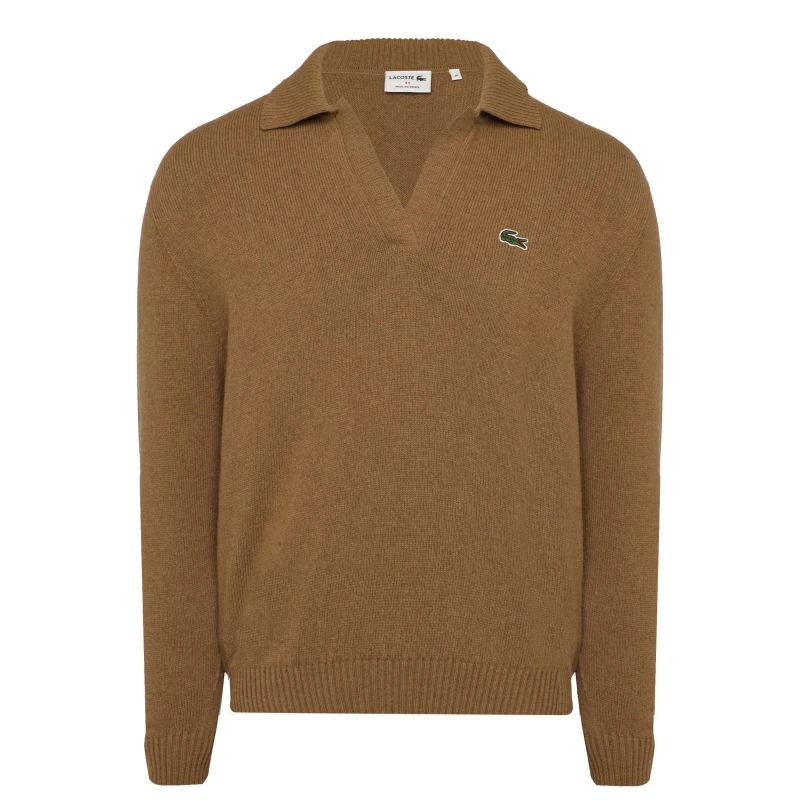 Image of Lacoste Womens Crew Neck Jumper Cookie female 6 (34)