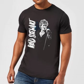 Rod Stewart Poster Mens T-Shirt - Black - 5XL