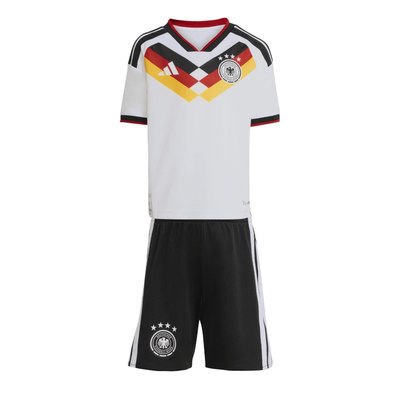 Image of adidas Germany Home Minikit World Cup 2026 Infants White/Black unisex 2-3 Years