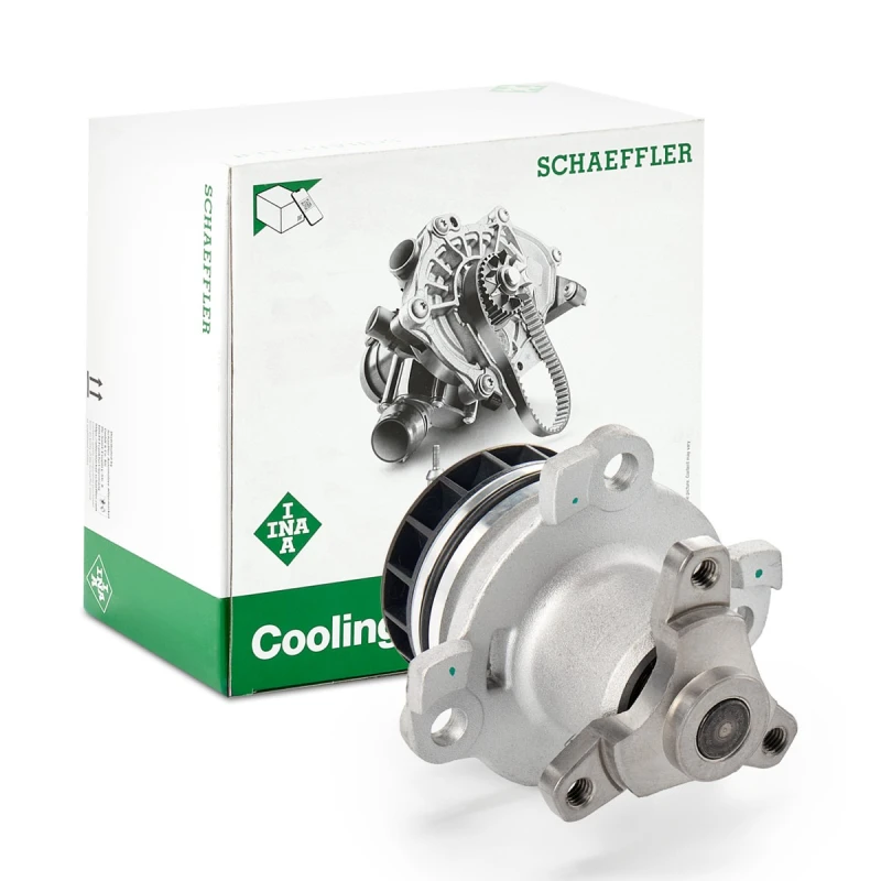Image of INA 538 0397 10 Water pump for V-ribbed belt use, with gasket/seal Water Pump (1260)
