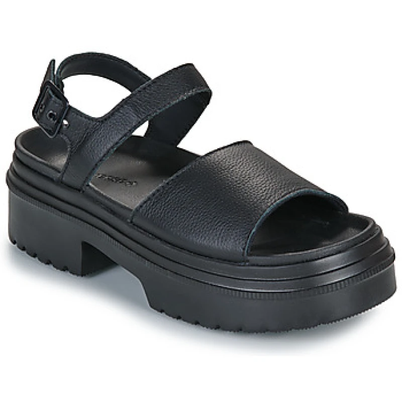 Image of Converse CHUCK TAYLOR ALL STAR LUGGED HEEL SANDAL womens Wedge sandals in Black