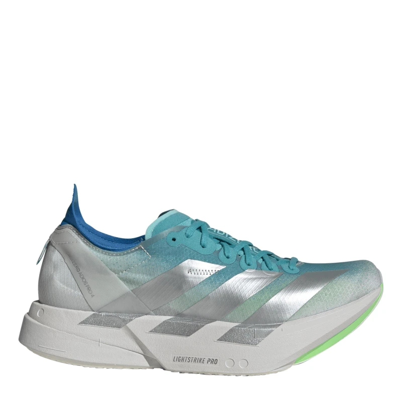 Image of adidas Adizero Adios Pro 4 Womens White/Blue female 4 (36.7)