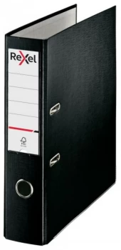 Image of Rexel Lever Arch File ECO A4 PP 75mm Black