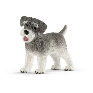 Image of SCHLEICH Farm World Miniature Schnauzer Dog Toy Figure