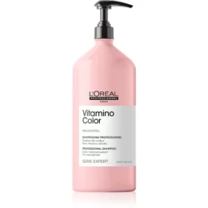 image of LOreal Professionnel Serie Expert Vitamino Color Resveratrol Radiance Shampoo For Colored Hair 1500ml