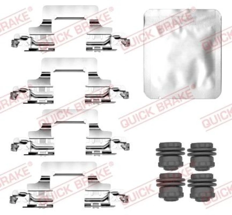 Image of QUICK BRAKE Brake pad fitting kit QUICK BRAKE 109-0129