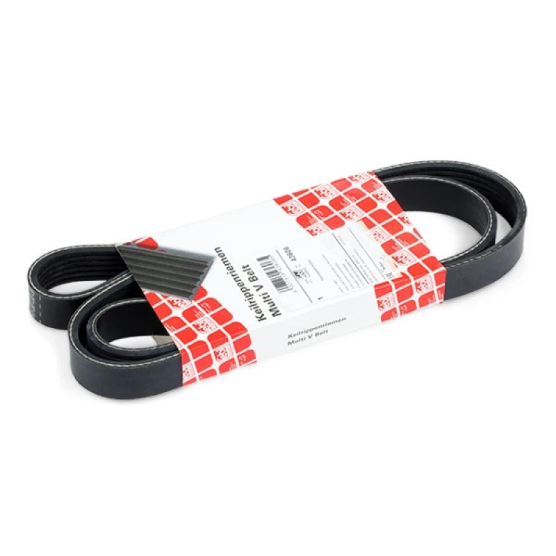 Image of FEBI BILSTEIN 43606 V-ribbed belt EPDM (ethylene propylene diene Monomer (M-class) rubber) V-Ribbed Belts (305)