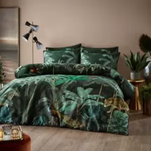 Image of Paoletti Siona King Duvet Cover Set Cotton Multi