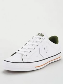 Converse Star Player - White/White/White, Size 6, Men