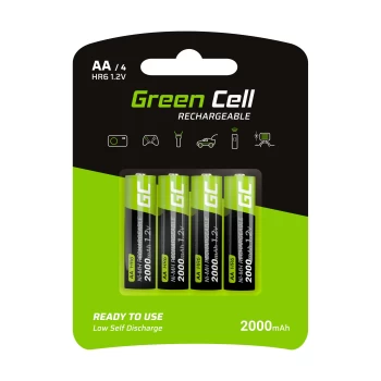 Image of GR02 - Rechargeable battery - AA - Nickel-Metal Hydride (NiMH) - 1.2 V - 2 pc(s) - 2000 mAh