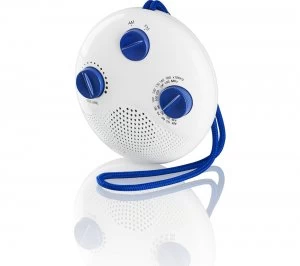 Image of Logik Portable Analogue Bathroom Radio LSR16
