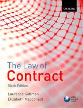 Image of The Law of Contract by Laurence Koffman Paperback