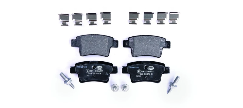 Image of HELLA Brake pad set HELLA 8DB 355 013-361
